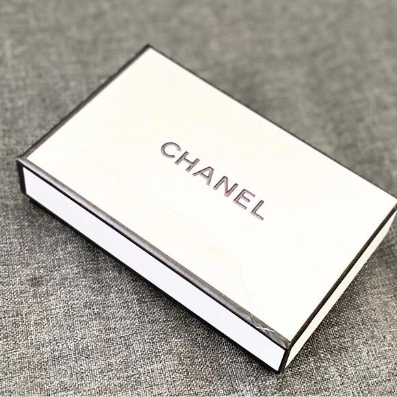 Vintage Chanel Logo Rhinestone Earrings - Picture 5 of 6